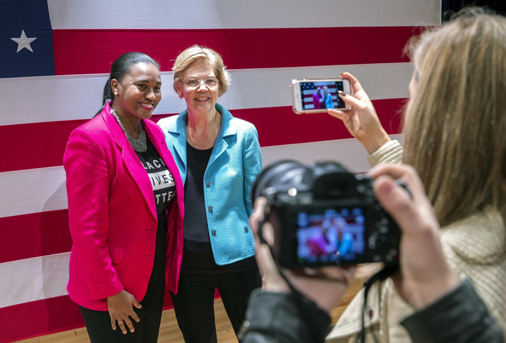 Democratic candidate Elizabeth Warren at NC A&T